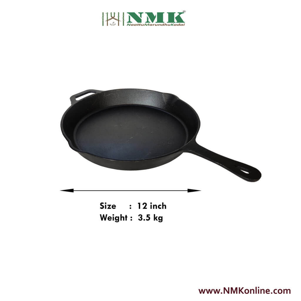 Cast Iron Skillet Pan 12 inch 