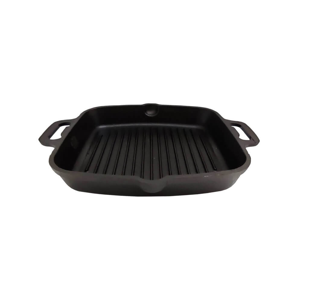 Cast Iron Grill Pan / Fish pan Double Handle 11 inch 
